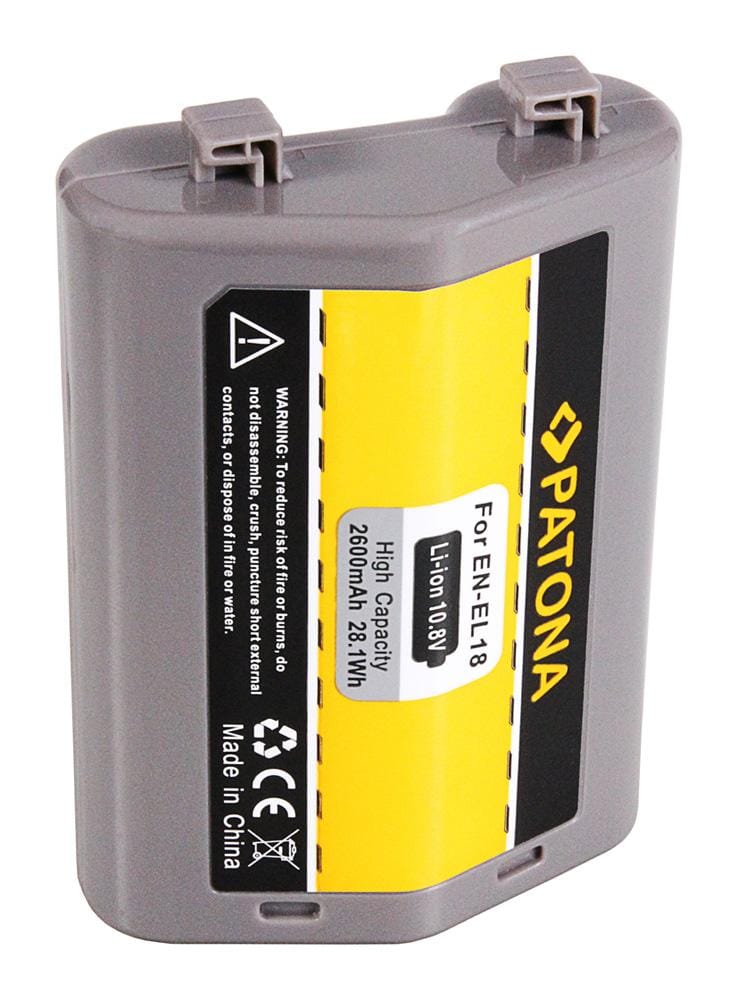 PATONA Akku für Nikon D4 D4S D5 D810 D850 EN-EL18D EN-EL18 ENEL18 Samsung A‑Zellen
