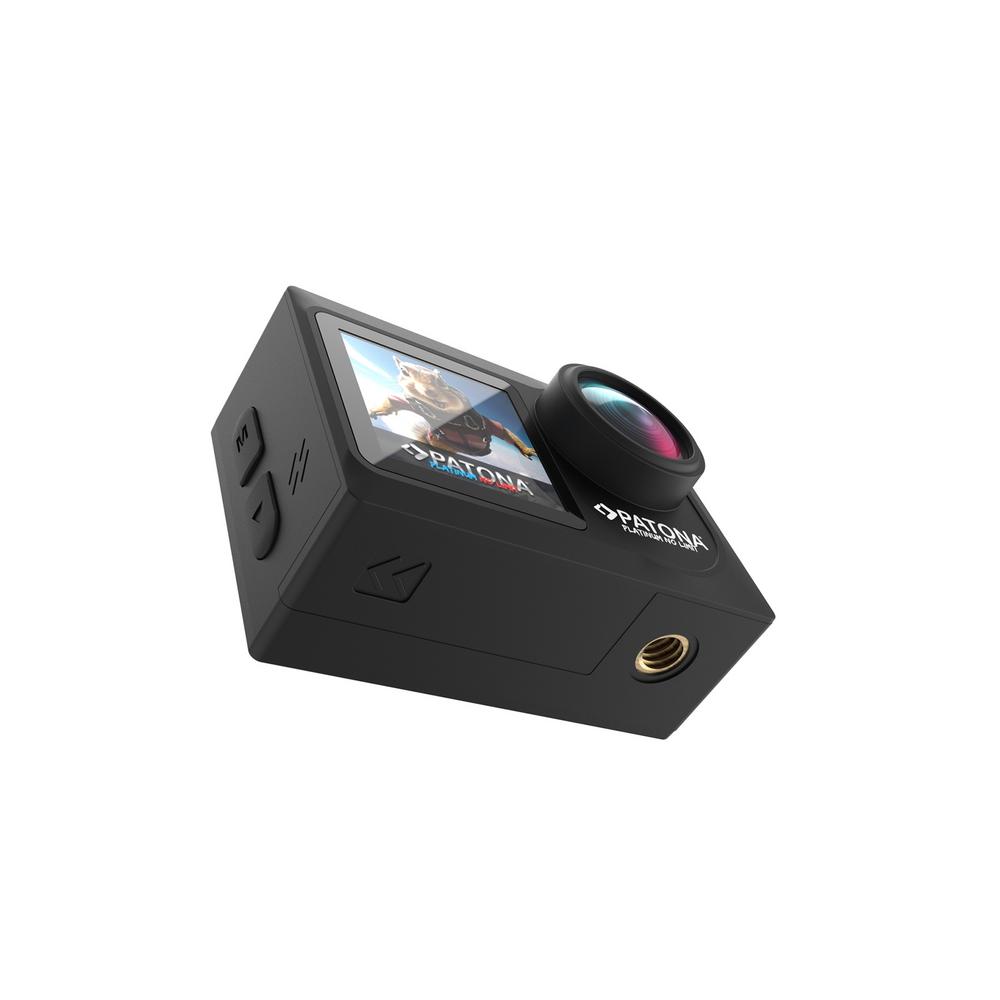 PATONA Platinum Action Cam Life SL4 5K 120fps 64MP EIS 120° 6G+IR RC Wifi App mit viel Zubehör