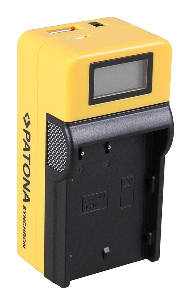 PATONA Synchron USB Ladegerät für Panasonic BLF19E mit LCD Display PATONA Synchron USB Ladegerät für Panasonic BLF19E mit LCD Display