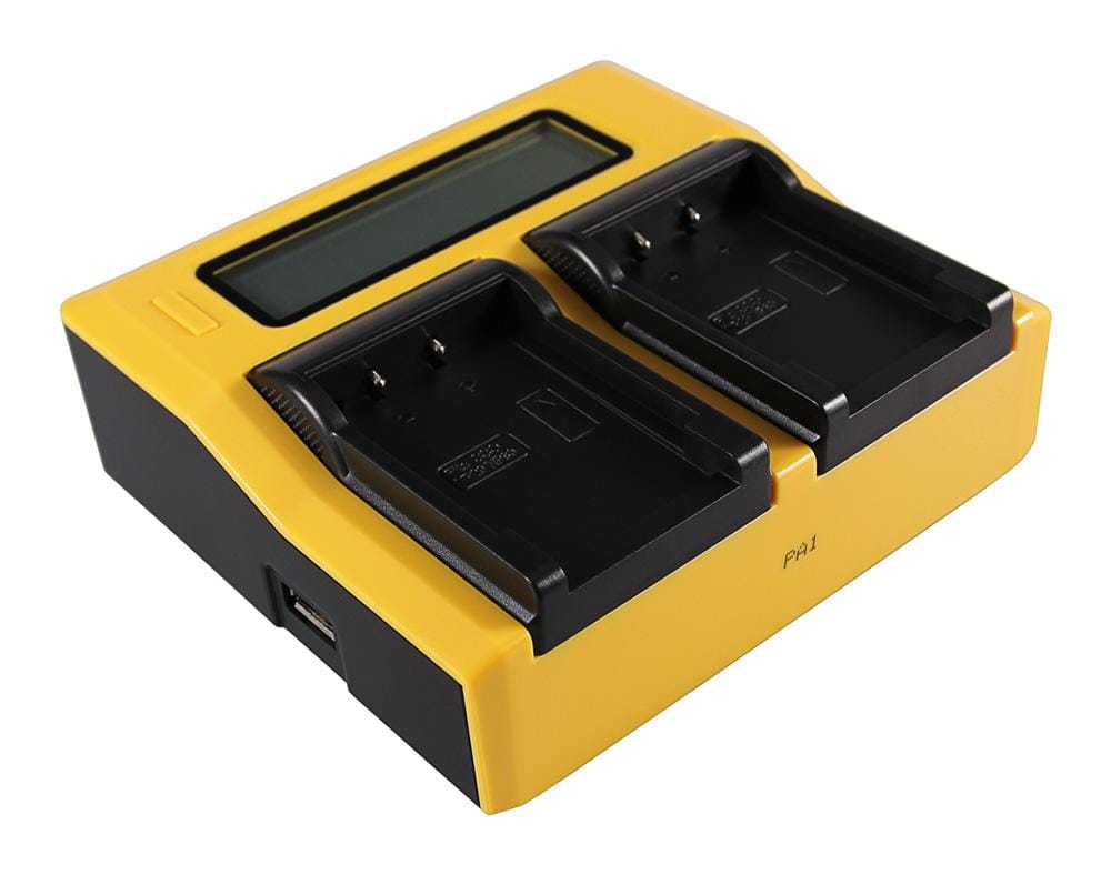 PATONA Dual LCD USB Ladegerät für Casio NP-20 Exilim EXM1 EXM2 EXM20 EXS1