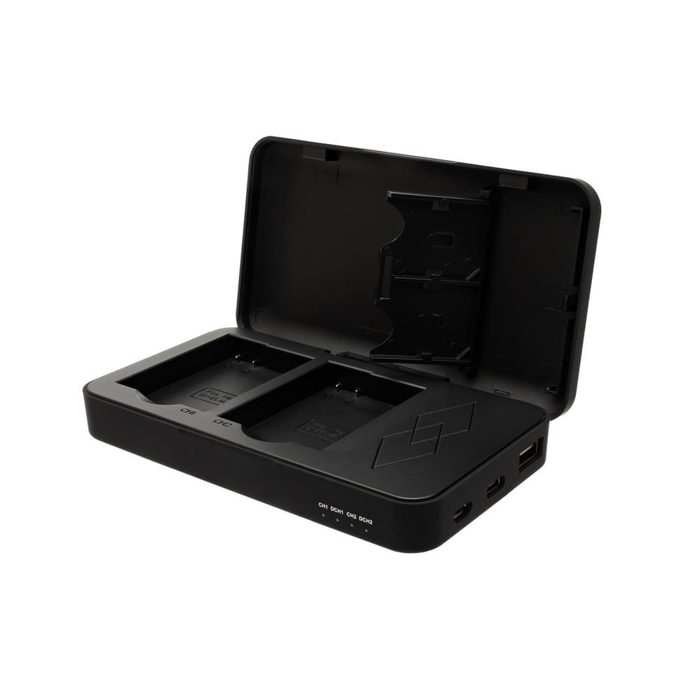 PATONA Dual Ladegerät für Nikon EN-EL14 P7000 P7100 P7700 D3100 mit Powerbankfunktion und Speicherkarte