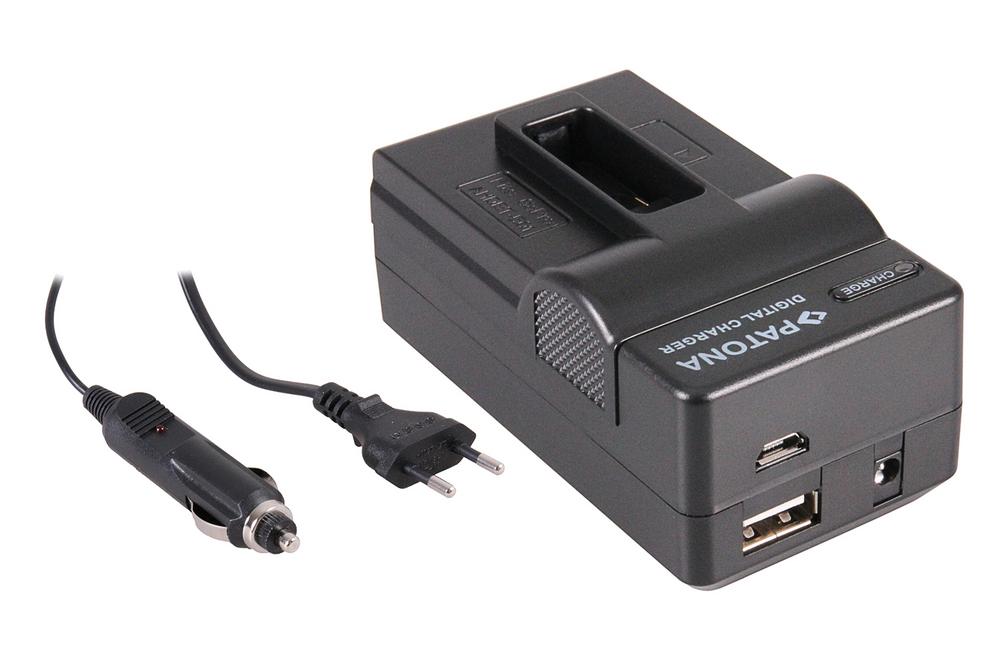 PATONA 4in1 Ladegerät für GoPro Hero 8 AHDBT-801 Hero 7 AHDBT-701 Hero 6 Hero 5 AHDBT-501