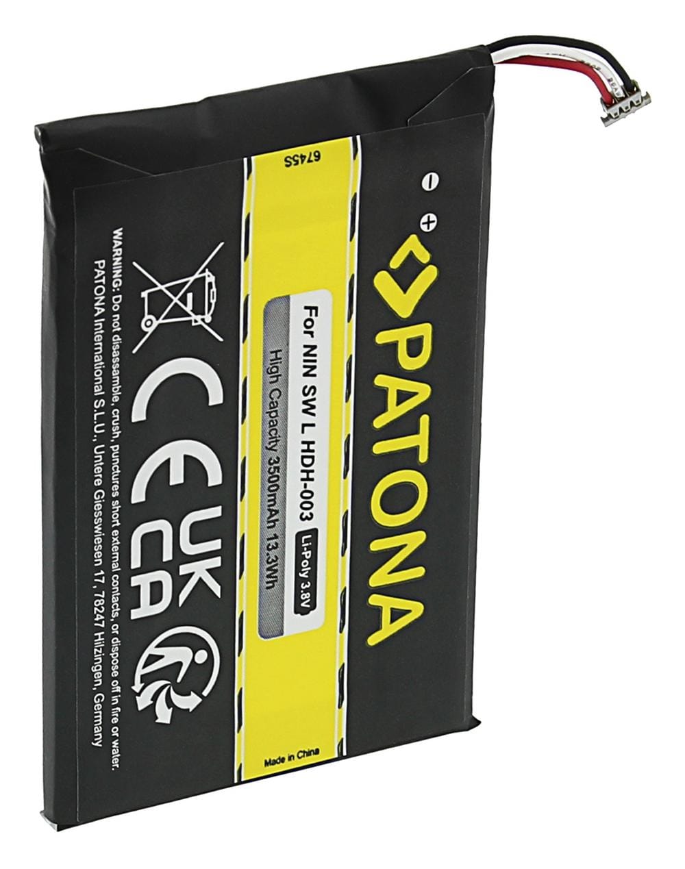 PATONA Akku für Nintendo Switch Lite NS HDH-003 HDH-A-BPHAT-C0 PATONA Akku für Nintendo Switch Lite NS HDH-003 HDH-A-BPHAT-C0