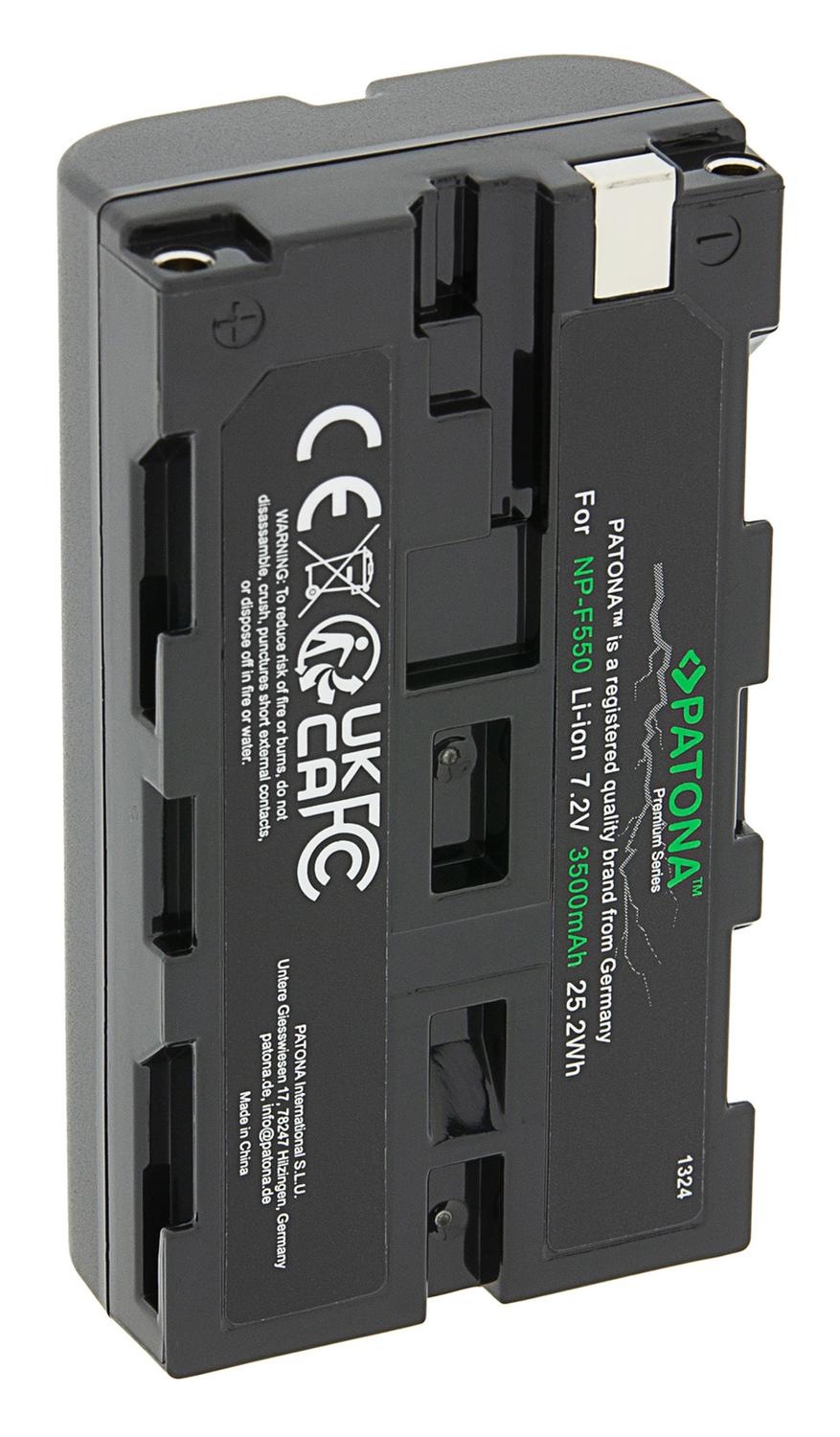 PATONA Premium Akku für Sony NP-F550 F330 F530 F750 F930 F920 F550