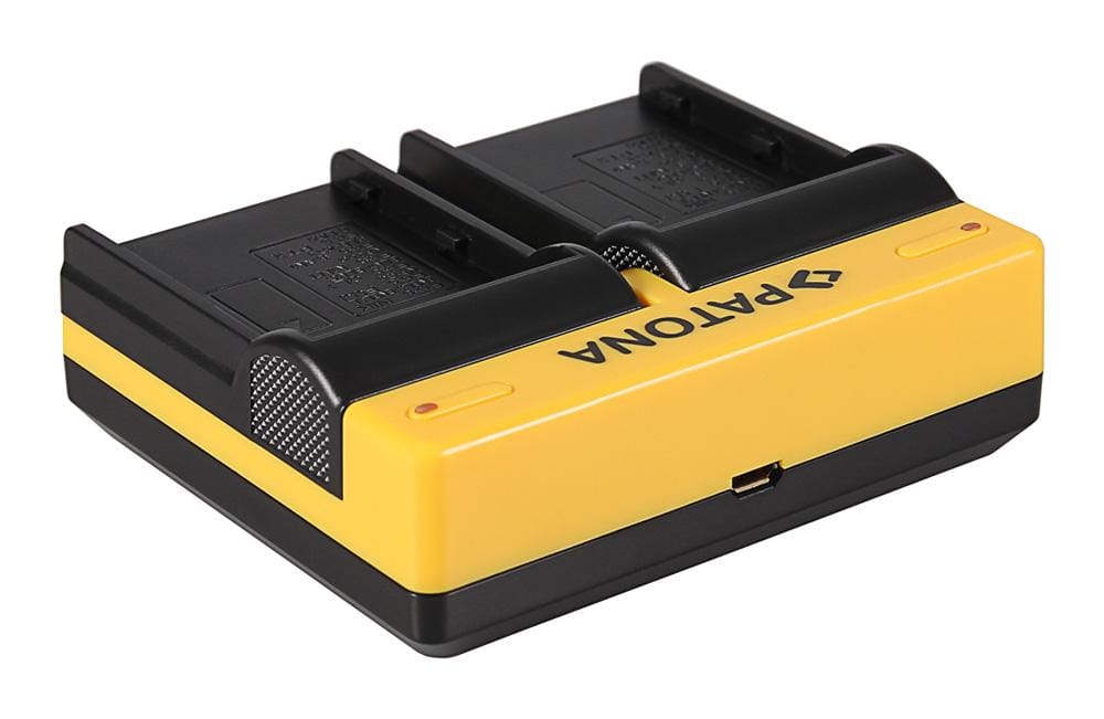 PATONA Dual Ladegerät für Konica Minolta und Nikon EN-EL3 Dynax 5D 7D inkl. Micro-USB