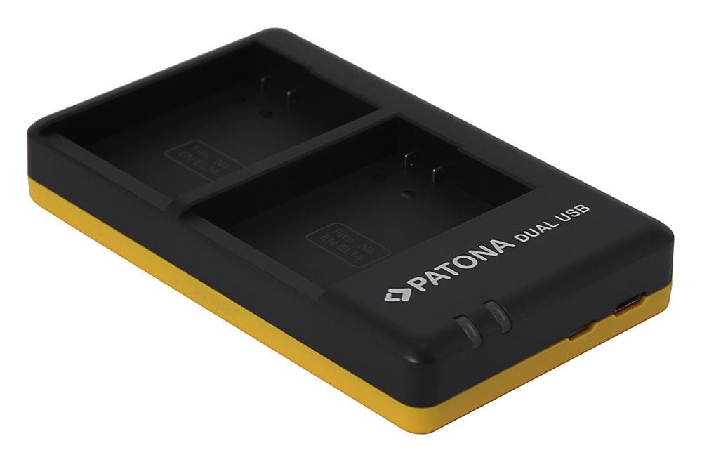 PATONA Dual Schnell-Ladegerät für Nikon EN-EL14 ENEL14 inkl. USB-C Kabel PATONA Dual Schnell-Ladegerät für Nikon EN-EL14 ENEL14 inkl. USB-C Kabel