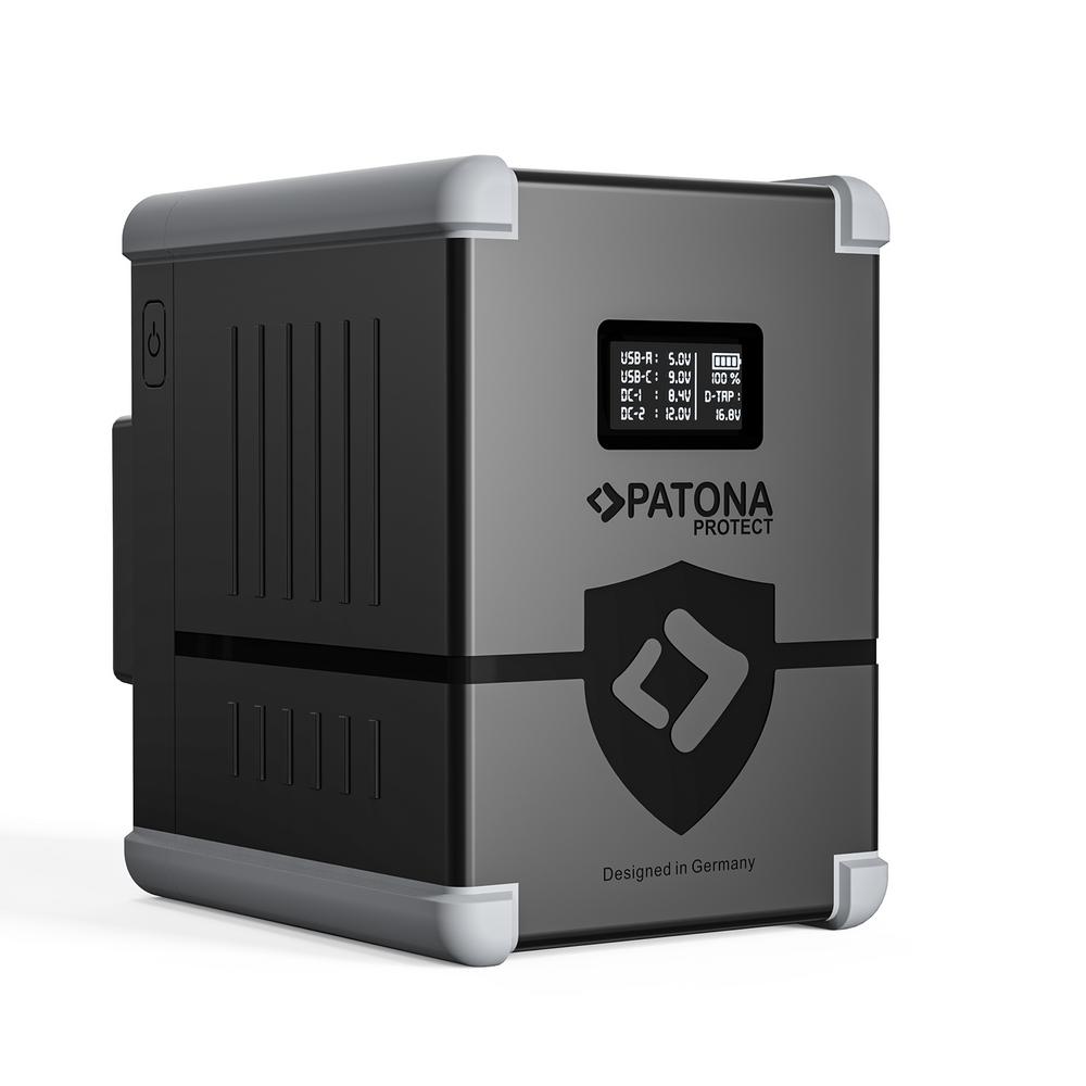 PATONA PROTECT Gold Mount Akku G200 PD100 198 Wh für DSLR‑Kameras, Camcorder, Laptop, Smartphone, LED‑Licht PATONA PROTECT Gold Mount Akku G200 PD100 198 Wh für DSLR‑Kameras, Camcorder, Laptop, Smartphone, LED‑Licht