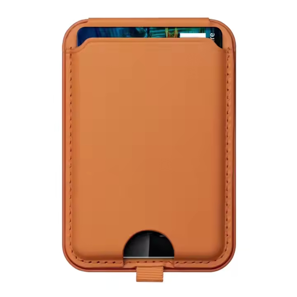 MagSafe Handy Wallet aus Veganem Leder – Magnetische Premium Brieftasche mit 1 Fach für 3 Karten MagSafe Handy Wallet aus Veganem Leder – Magnetische Premium Brieftasche mit 1 Fach für 3 Karten