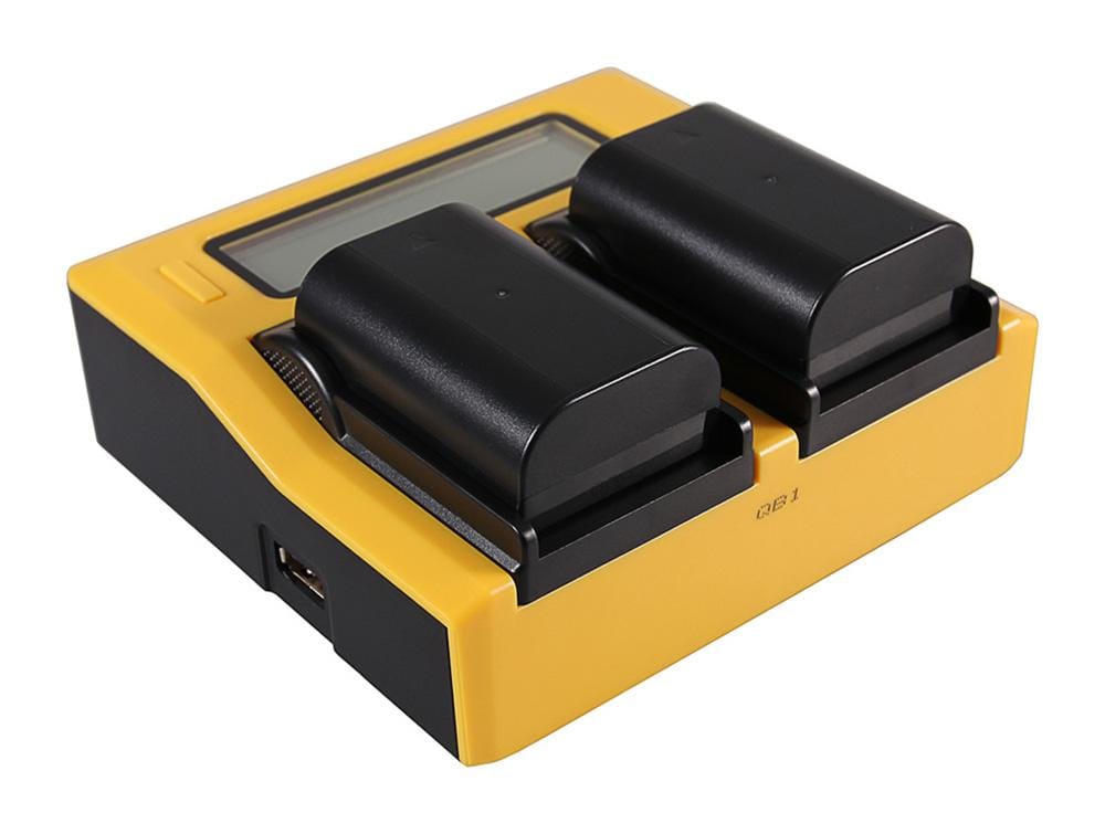 PATONA Dual LCD USB Ladegerät für Pentax D Li90 D-Li90