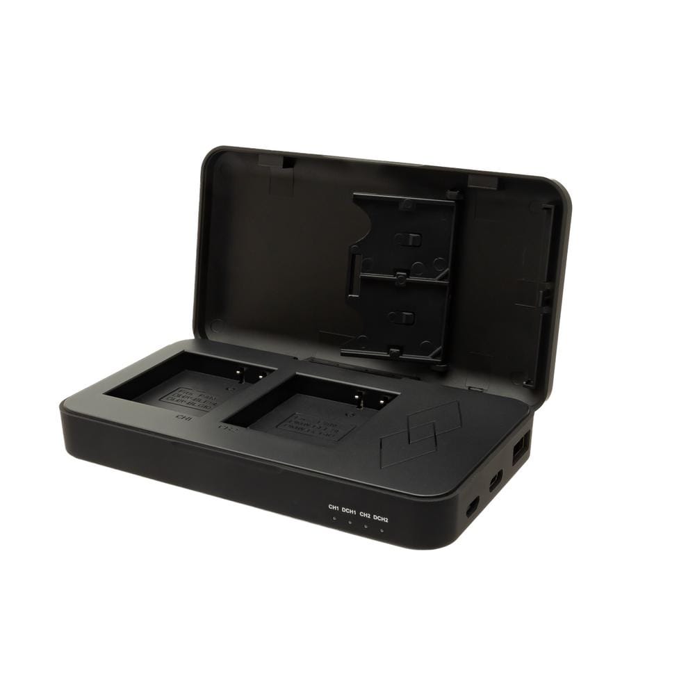 PATONA Dual Ladegerät für Panasonic DMW-BLG10 DC-TX2 DMC-GF3K DMC-GX7 DMC-ZS110 mit Powerbankfunktion