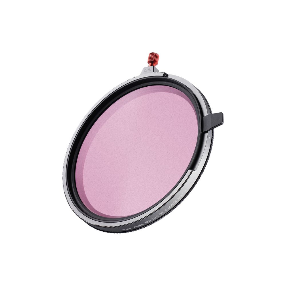 ROUND Variabler Einschraub VND mit CPL & Black Mist 1.5-8 Stops 3in1 Rundfilter inkl. Objektivdeckel