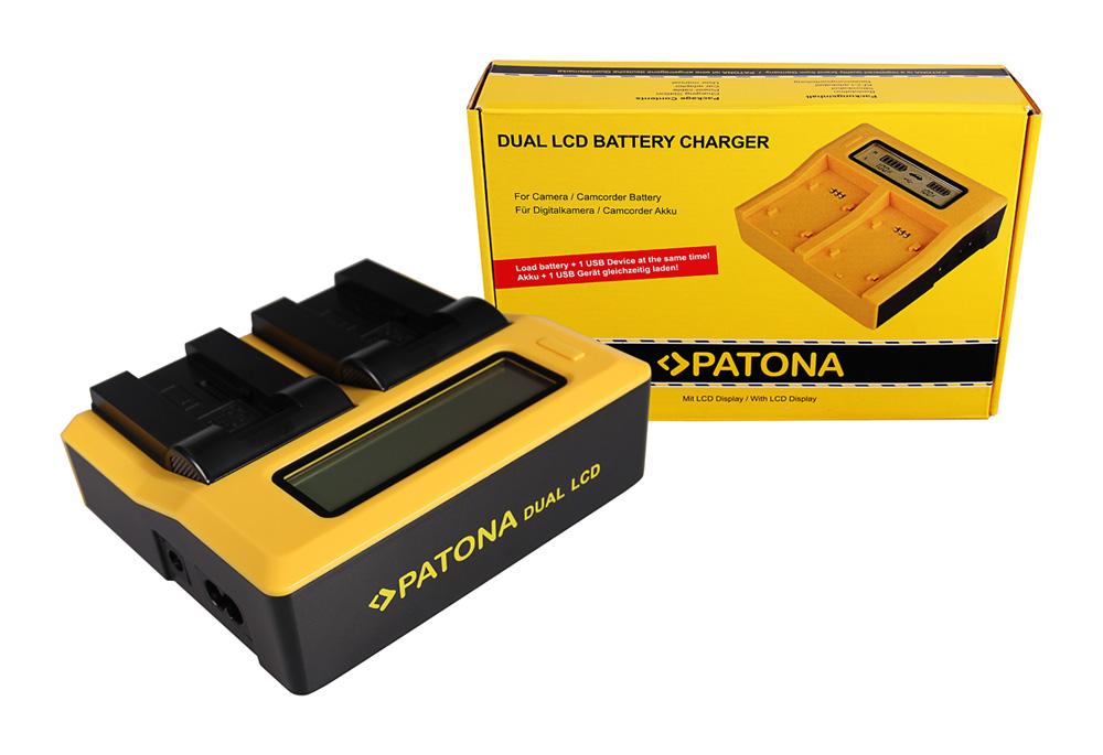 PATONA Dual LCD USB Ladegerät für Fuji NP-80 RDC RDC1500 RDC-1500 RDC6000 RDC-6000 RDC7 RDC-7 PATONA Dual LCD USB Ladegerät für Fuji NP-80 RDC RDC1500 RDC-1500 RDC6000 RDC-6000 RDC7 RDC-7