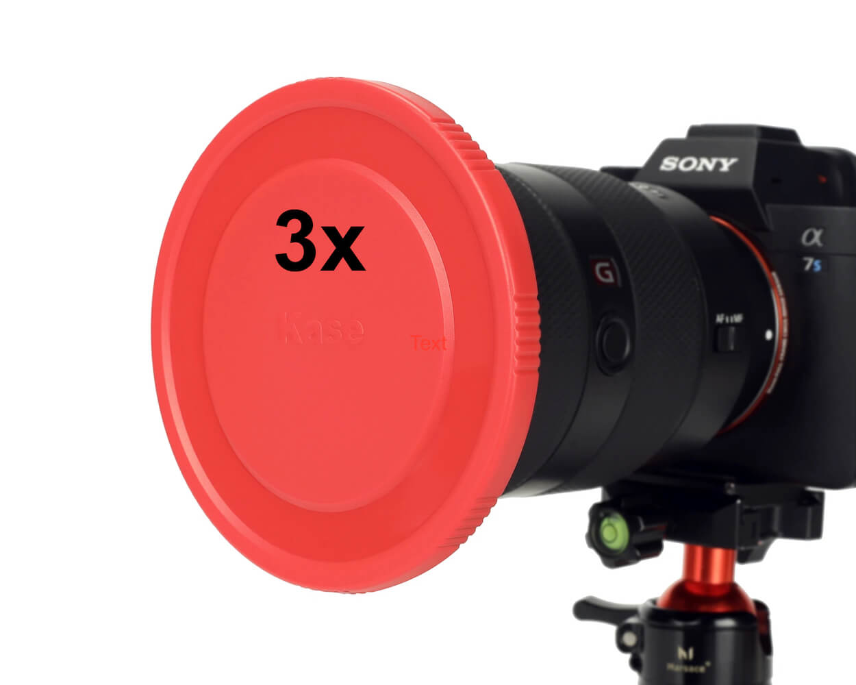 ARMOUR Lens Cap 3er Set Objektivdeckel aus Kunststoff