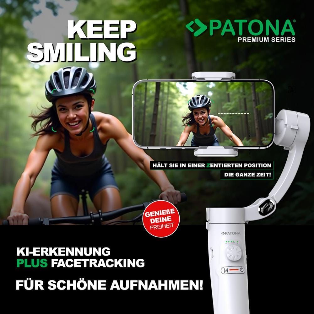 PATONA Premium 3 Achsen Gimbal für Smartphone PATONA Premium 3 Achsen Gimbal für Smartphone