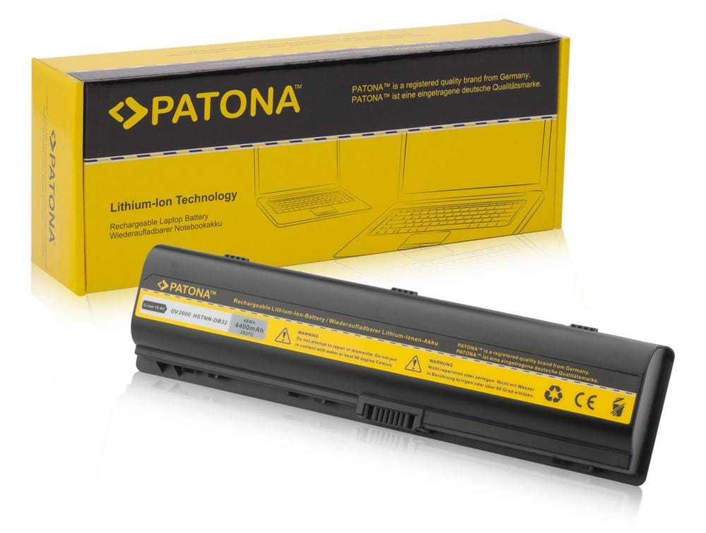 PATONA Akku für HP DV2000 DV6000 DV6100 V3000 V6000 4400mAh