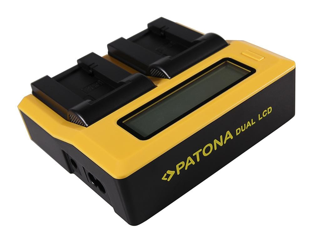 PATONA Dual LCD USB Ladegerät für Sony NP-FC10 Cyber-shot Point & Shoot DSCP DSC-P DSCP10 DSC-P10