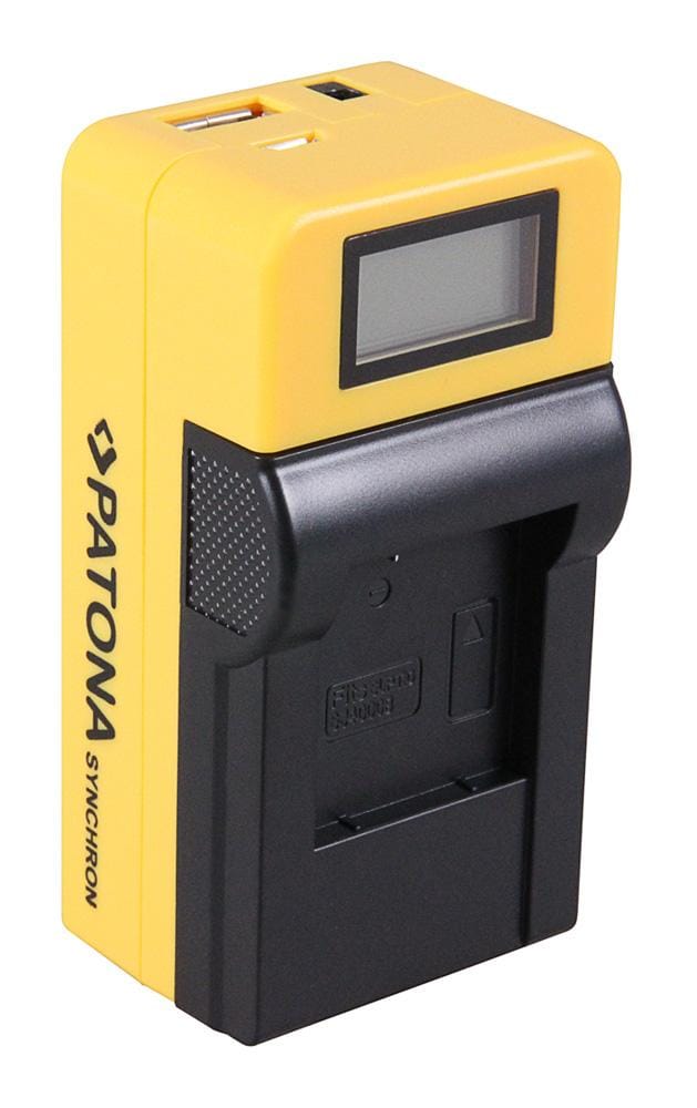 PATONA Synchron USB Ladegerät für Qumox SJ4000 SupTig3 mit LCD Display PATONA Synchron USB Ladegerät für Qumox SJ4000 SupTig3 mit LCD Display