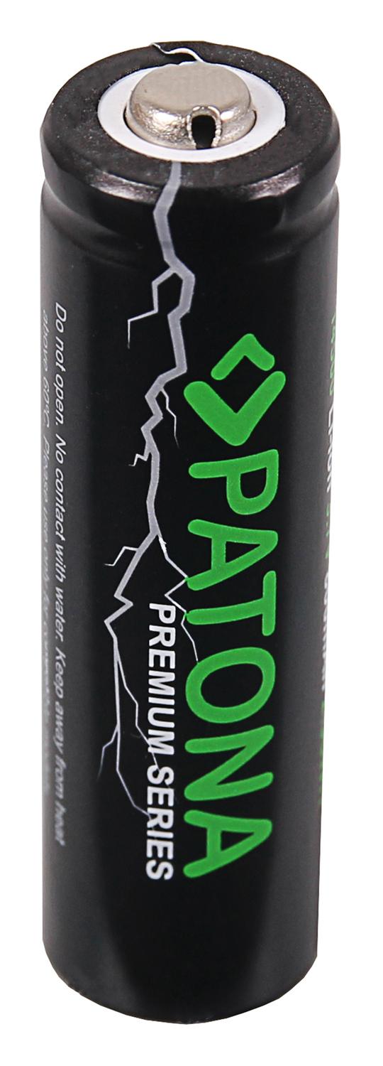 PATONA Premium 14500 ICR14500 Li‑Ion Akku 3,7 V 800 mAh für 14500 Geräte PATONA Premium 14500 ICR14500 Li‑Ion Akku 3,7 V 800 mAh für 14500 Geräte