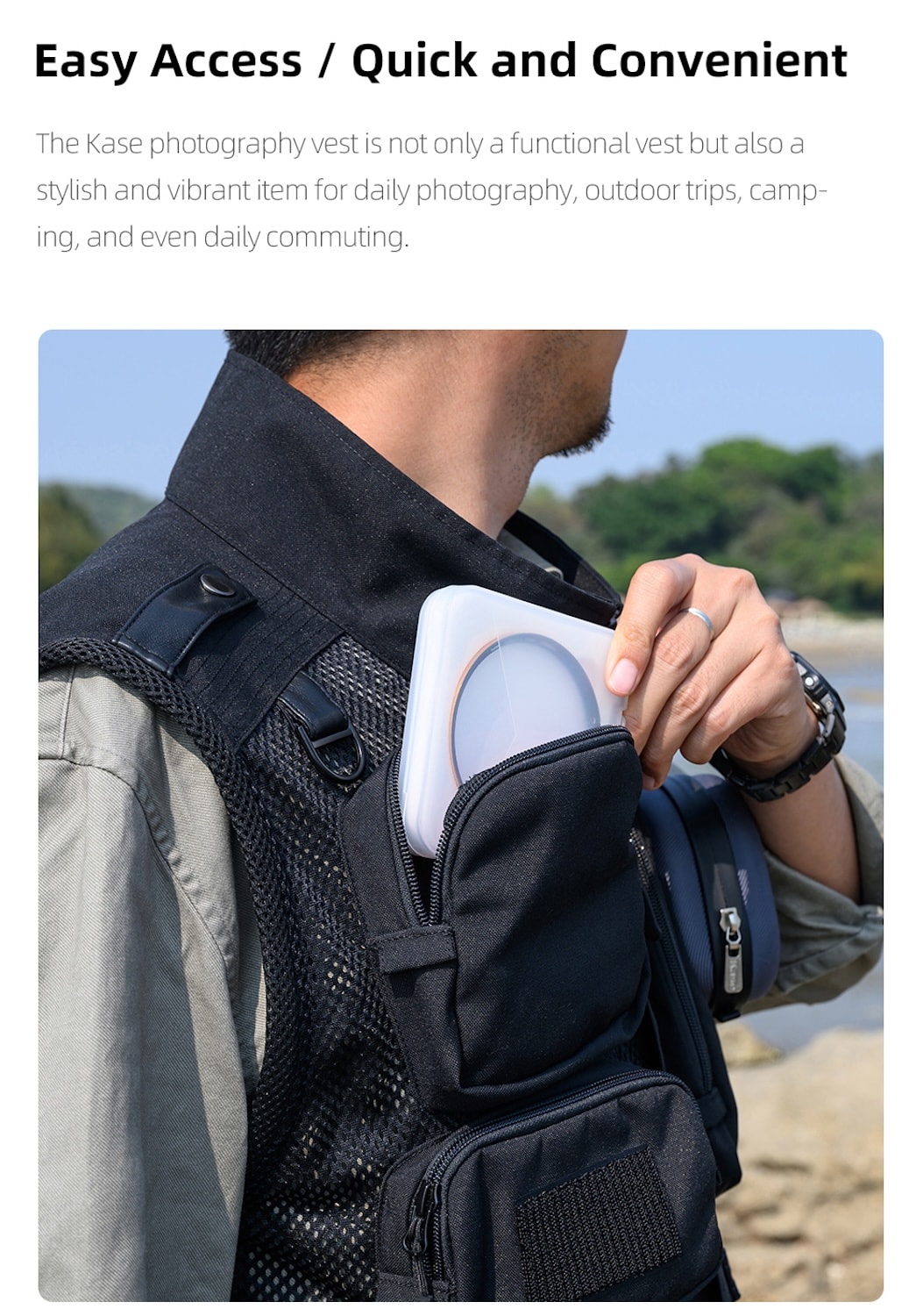 Weste für Fotografen Fotojacke Outdoor unisex Weste für Fotografen Fotojacke Outdoor unisex