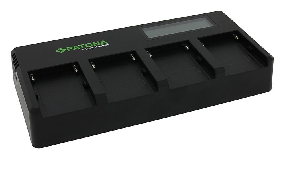 PATONA Premium 4-fach Schnell-Ladegerät für Akkus der Sony F-Serie F960 F970 PATONA Premium 4-fach Schnell-Ladegerät für Akkus der Sony F-Serie F960 F970