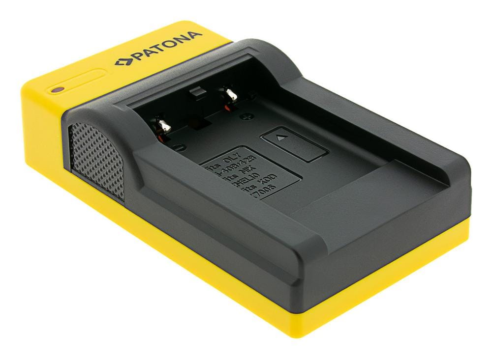 PATONA Slim USB Ladegerät mit USB-C Input für Olympus Li-40B Li-42B Nikon EN-EL10