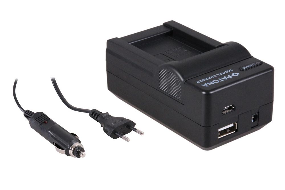 PATONA 4in1 Ladegerät für Ordro CB170 Ordro CB-170 HDV-D325 HDV-D370