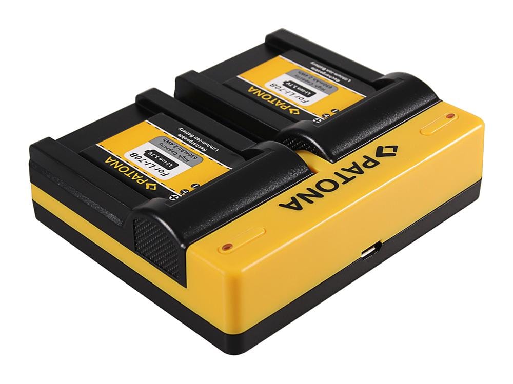 PATONA Dual Ladegerät für Olympus Li-70B FE FE4020 FE 4020 FE4040 FE 4040 FE5040 FE 5040 inkl. Micro‑USB Kabel PATONA Dual Ladegerät für Olympus Li-70B FE FE4020 FE 4020 FE4040 FE 4040 FE5040 FE 5040 inkl. Micro‑USB Kabel