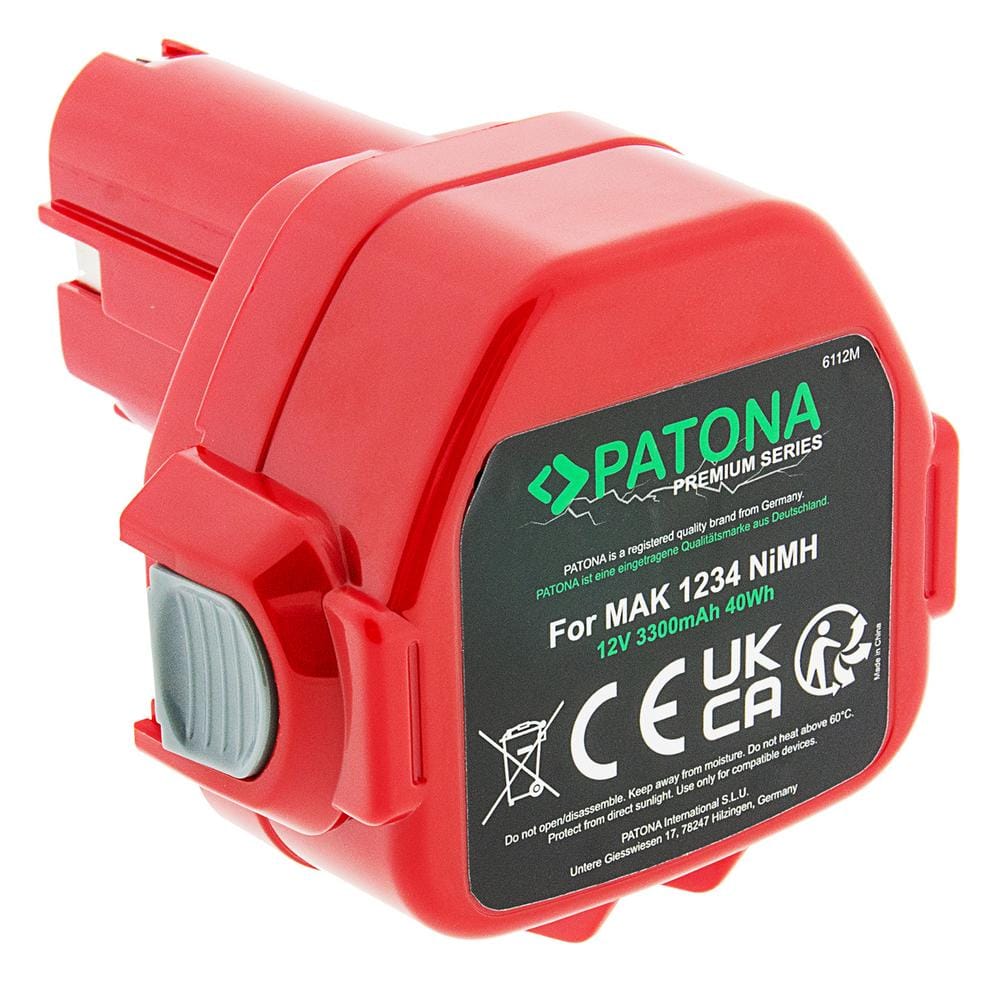 PATONA Premium Akku für Makita 1234 1050 4000 5093 6000 8000 1050D 1050DA 1050DRA