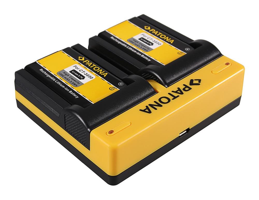 PATONA Dual Ladegerät für Contour GPS Contour CT-3650 HD 1080P inkl. Micro-USB Kabel PATONA Dual Ladegerät für Contour GPS Contour CT-3650 HD 1080P inkl. Micro-USB Kabel