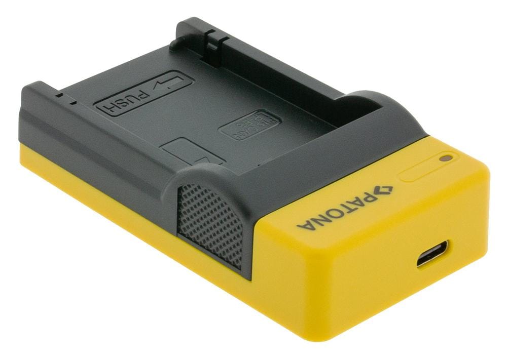 PATONA Slim USB Ladegerät mit USB‑C Input für Canon LP‑E8 LPE8 EOS 550D 600D 650D 700D