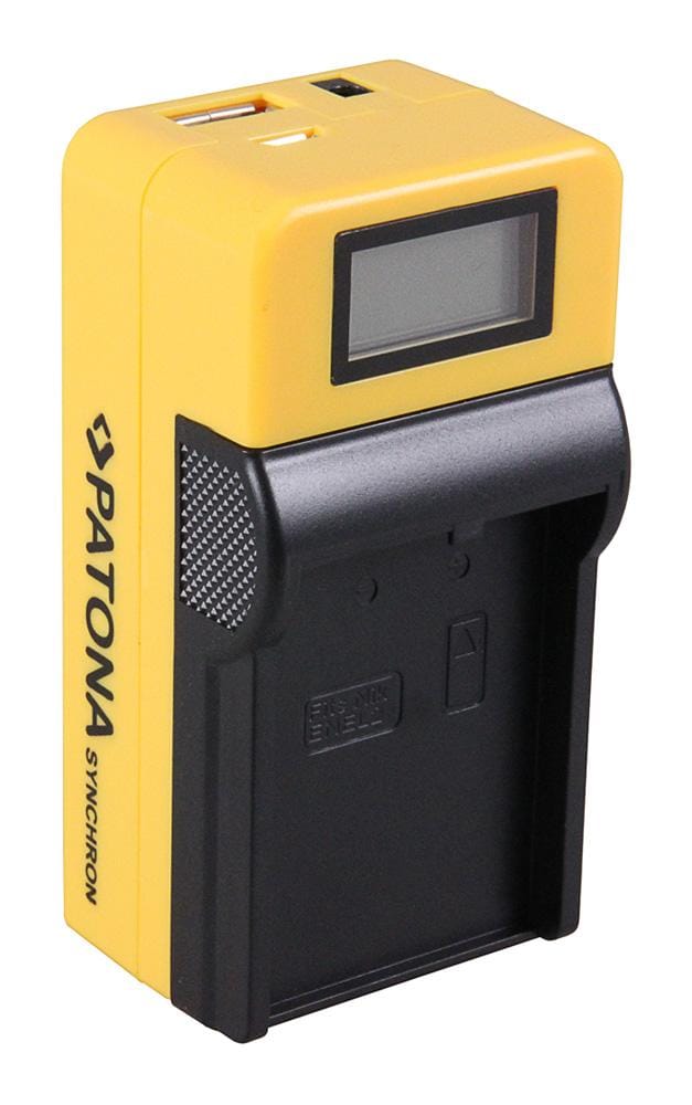 PATONA Synchron USB Ladegerät für Nikon ENEL2 EN-EL2 mit LCD-Display