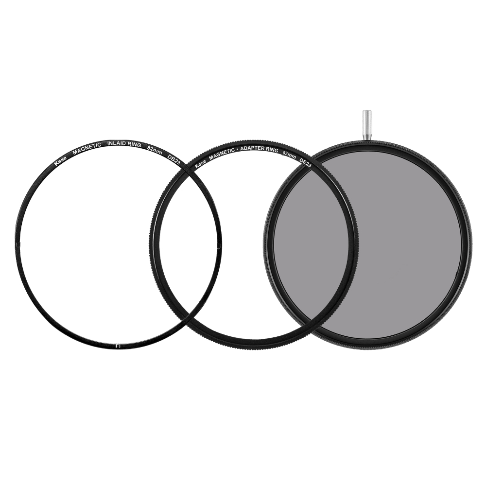 KW Revolution Magnetischer Variabler ND 1.5-5 Stops mit Polfilter kombiniert KW Revolution Magnetischer Variabler ND 1.5-5 Stops mit Polfilter kombiniert