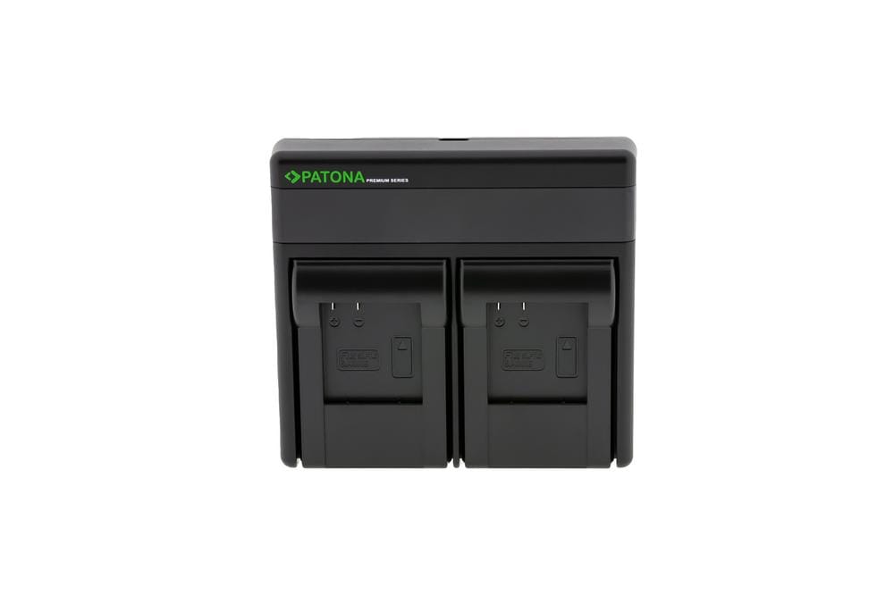PATONA Premium Dual PD Performance Ladegerät für SJCAM SJ4000 inkl. USB‑C input/output