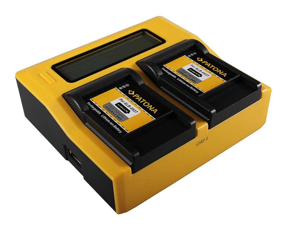PATONA Dual LCD USB Ladegerät für Samsung SLB-0937 Digimax CL5 L730 L830 NV33 NV4 PL10 PATONA Dual LCD USB Ladegerät für Samsung SLB-0937 Digimax CL5 L730 L830 NV33 NV4 PL10