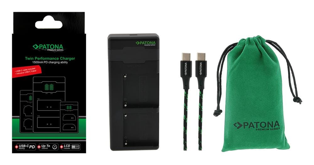 PATONA Premium Twin Performance PD Ladegerät für Nikon EN-EL15 D600 D750 D800 D810 D810A D7000 D7100 D7200 D7500 PATONA Premium Twin Performance PD Ladegerät für Nikon EN-EL15 D600 D750 D800 D810 D810A D7000 D7100 D7200 D7500