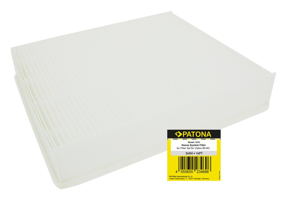 PATONA Filter G4 und F7 für Lüftungsanlage Vallox 90 MC SC SE