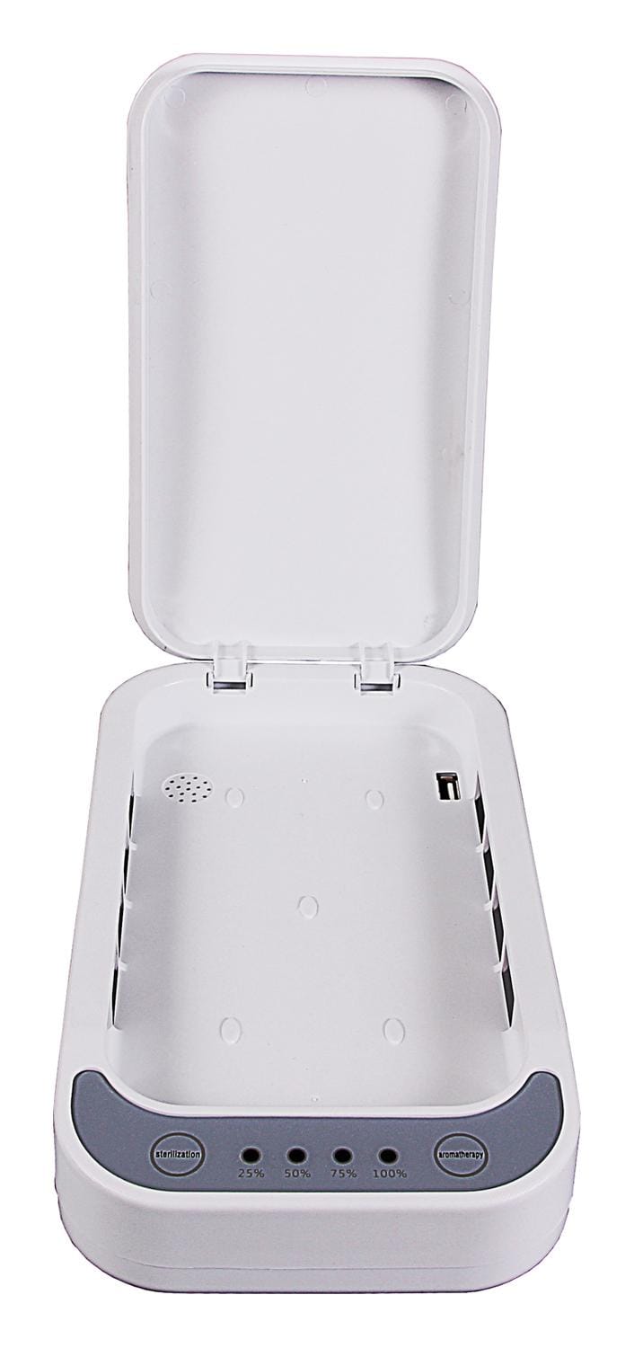 PATONA Mobiles Sterilisationsgerät VM2 für Uhren Schmuck Smartphones und mehr – weiß