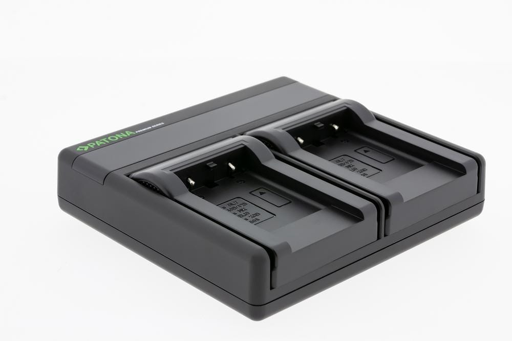 PATONA Premium Dual PD Performance Ladegerät für Olympus Li-40B inkl. USB‑C Input/Output
