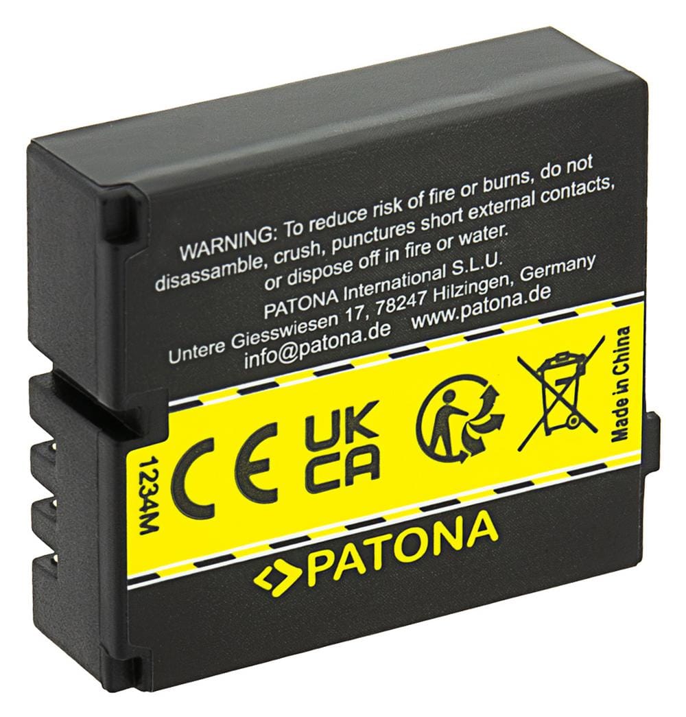 PATONA Akku für Rollei Bullet 3s 4s 5s DS‑SD20 Astak CM‑7200 HD Star 60