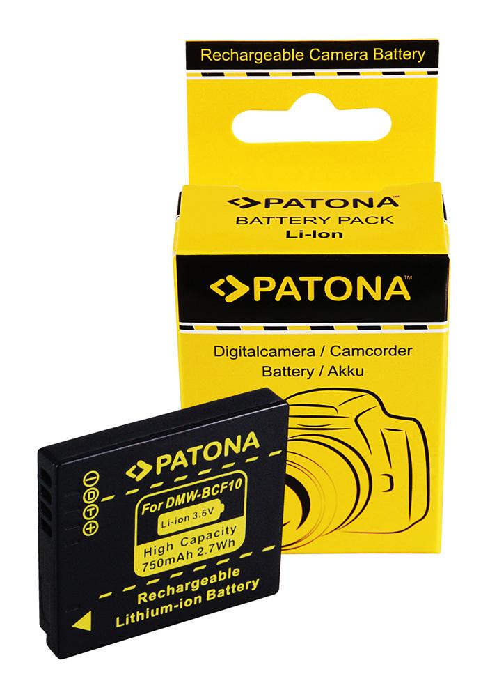 PATONA Akku für Panasonic DMC-FT1 FS7 FS25 FX40 FX550
