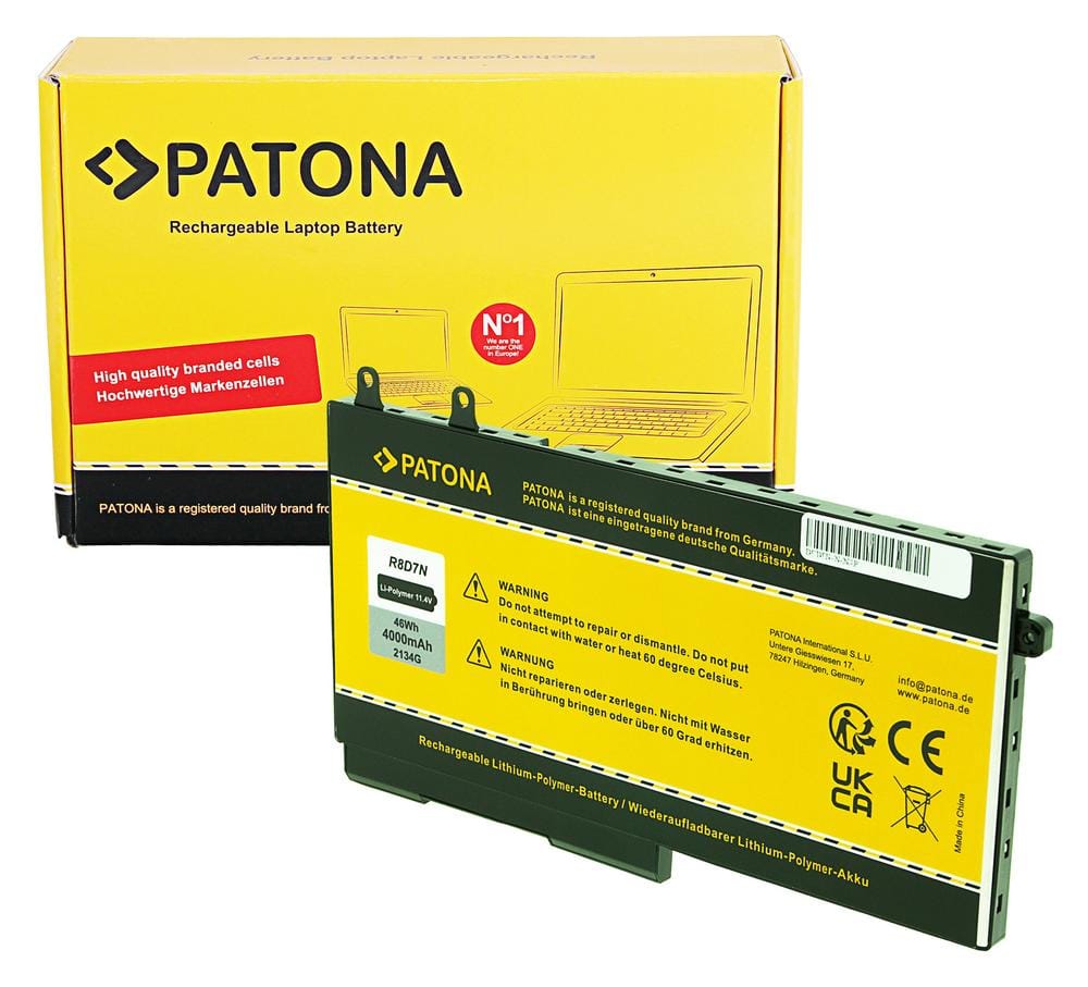 PATONA Akku für Dell Latitude 5400 E5400 5410 E5410 5500 Precision 3540 1V1XF R8D7N