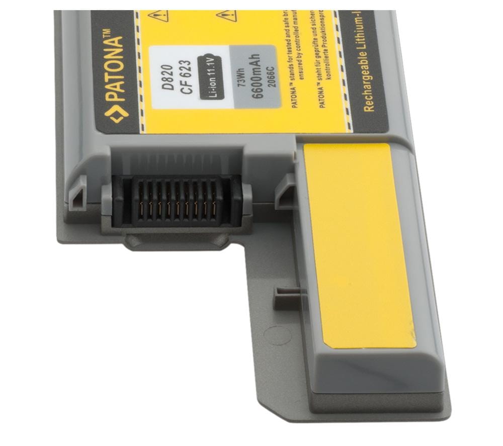 PATONA Akku für Dell Latitude D531 D820 D830 M4300 M65 6600mAh