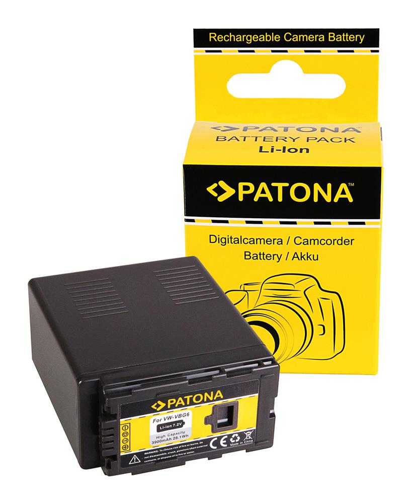 PATONA Akku für Panasonic VW-VBG6 AG-HCM41 AG-HCM41EU AG-HMC70 AG-HMC71