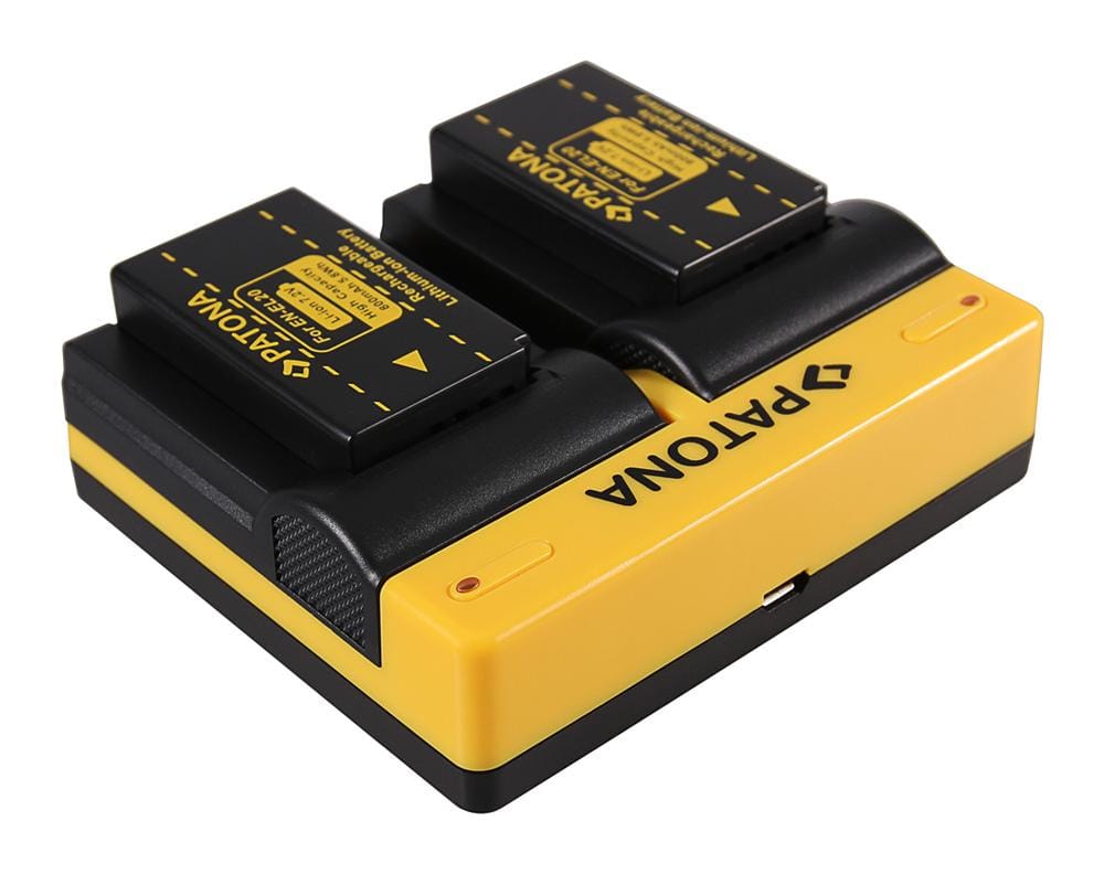 PATONA Dual Ladegerät für Nikon EN-EL20 1 J1 J-1 V3 V-3 inkl. Micro-USB Kabel PATONA Dual Ladegerät für Nikon EN-EL20 1 J1 J-1 V3 V-3 inkl. Micro-USB Kabel