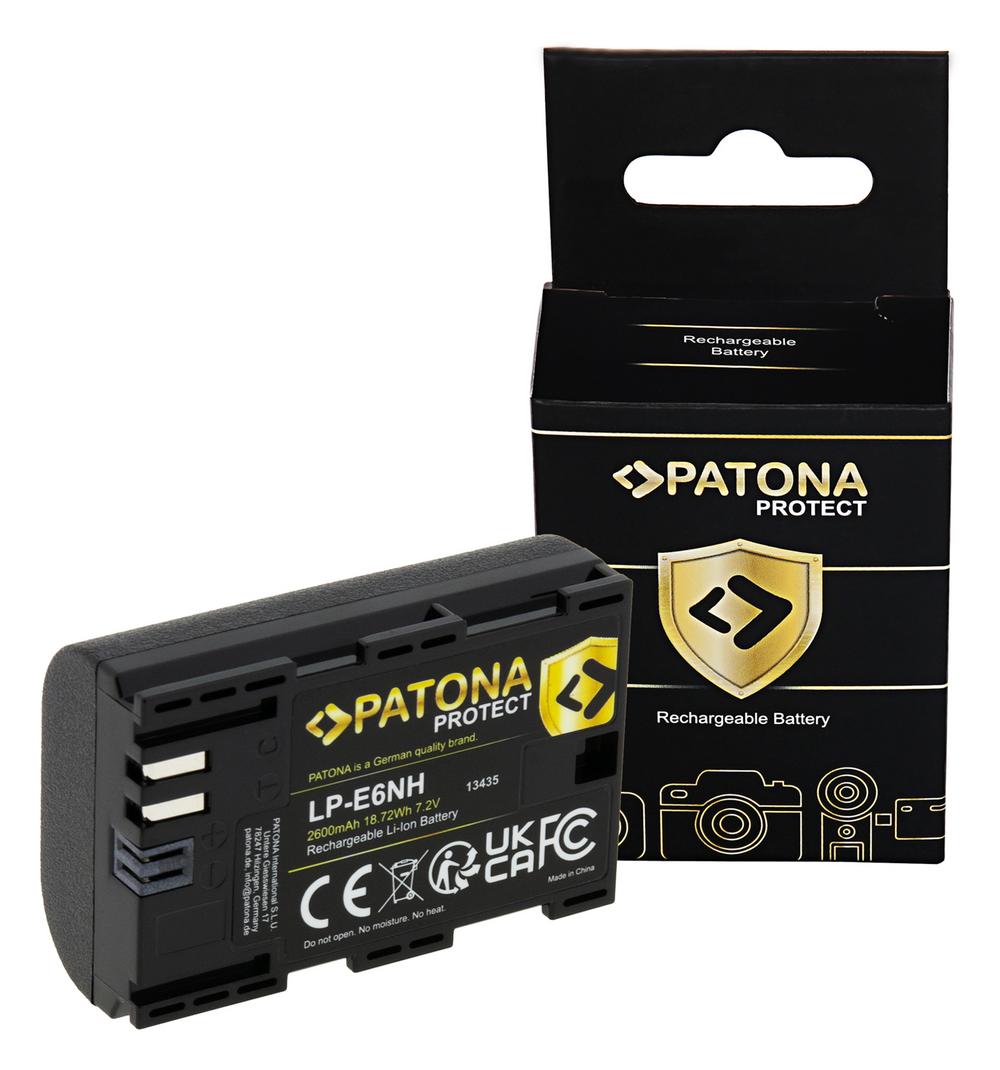 PATONA PROTECT Akku LP-E6NH für Canon EOS R5 EOS R6 R6II R7