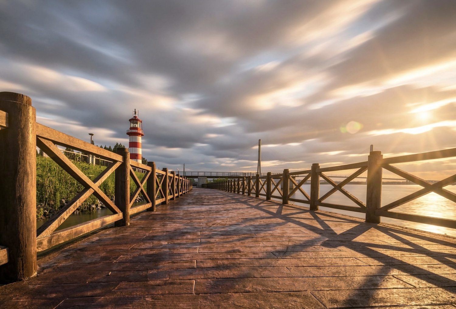 landscape photo shot with Gold Mist filter