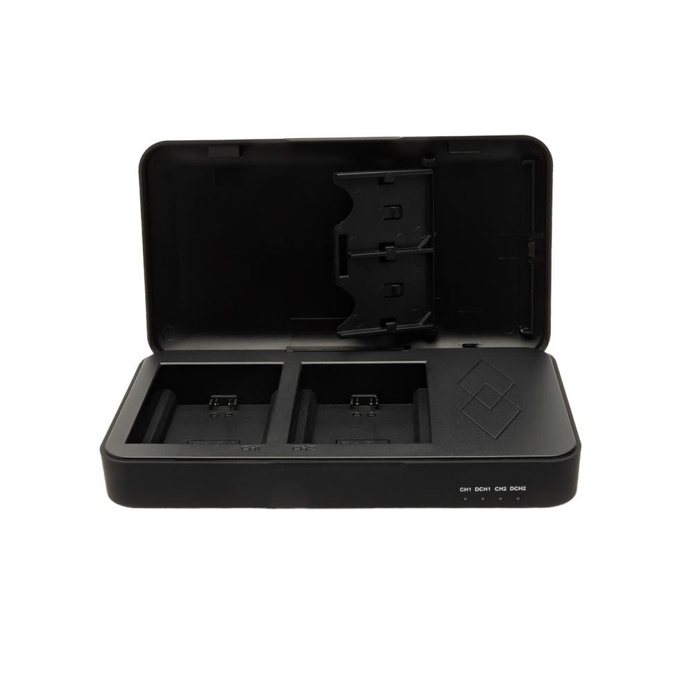 PATONA Dual Ladegerät für Fuji NP-W235 XT4 X-T4 mit Powerbankfunktion und Speicherkartenaufbewahrung