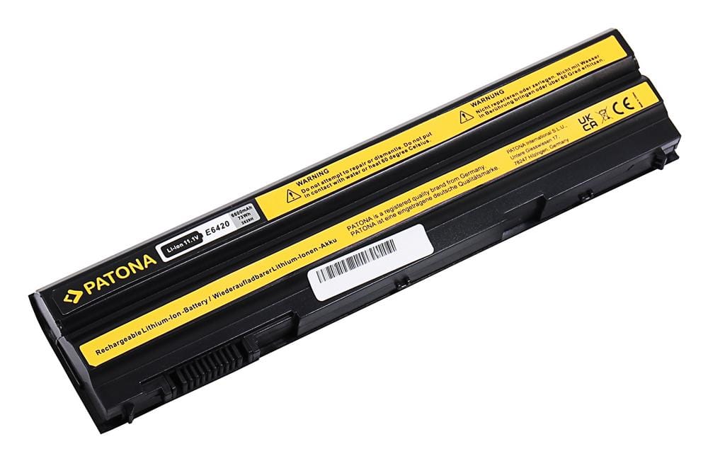 PATONA Akku für Dell Latitude E6420 E6420 ATG E6430 E6520 E6530 E5420 9 Zellen 6600mAh