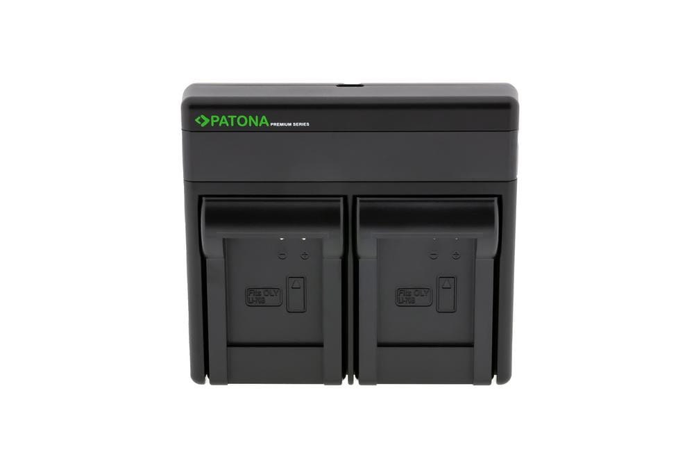PATONA Premium Dual PD Performance Ladegerät für Olympus LI70B inkl. USB‑C Input/Output PATONA Premium Dual PD Performance Ladegerät für Olympus LI70B inkl. USB‑C Input/Output