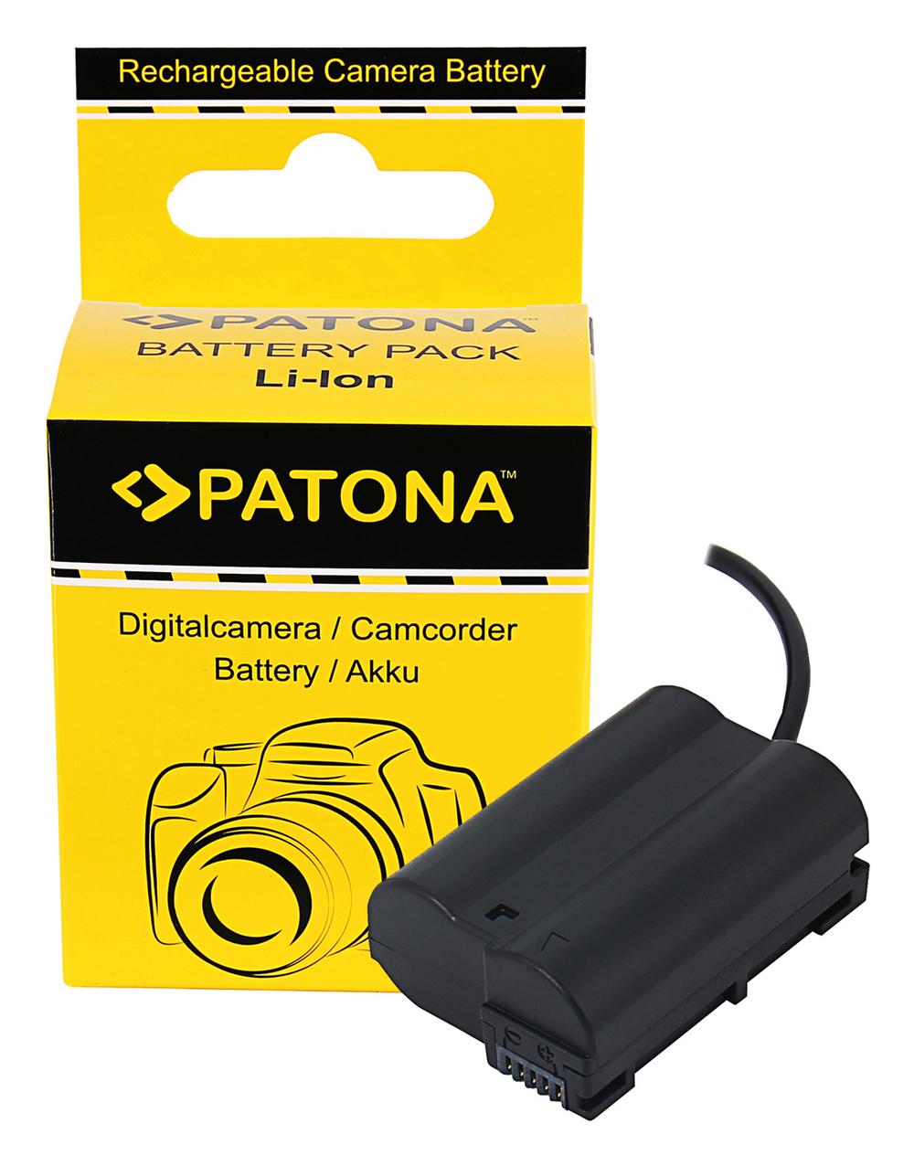 PATONA D‑TAP Input Akku‑Adapter für Nikon Z5 Z6 Z7 D500 D800 D850 D7000 D7100 D7200 VFB12802 EN‑EL15 PATONA D‑TAP Input Akku‑Adapter für Nikon Z5 Z6 Z7 D500 D800 D850 D7000 D7100 D7200 VFB12802 EN‑EL15